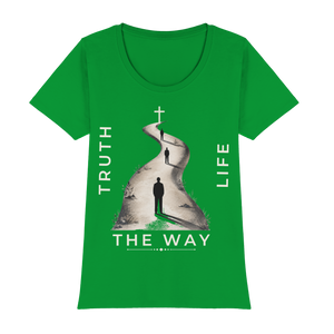 THE WAY - Womens Premium Classic T-Shirt - The Cross Label