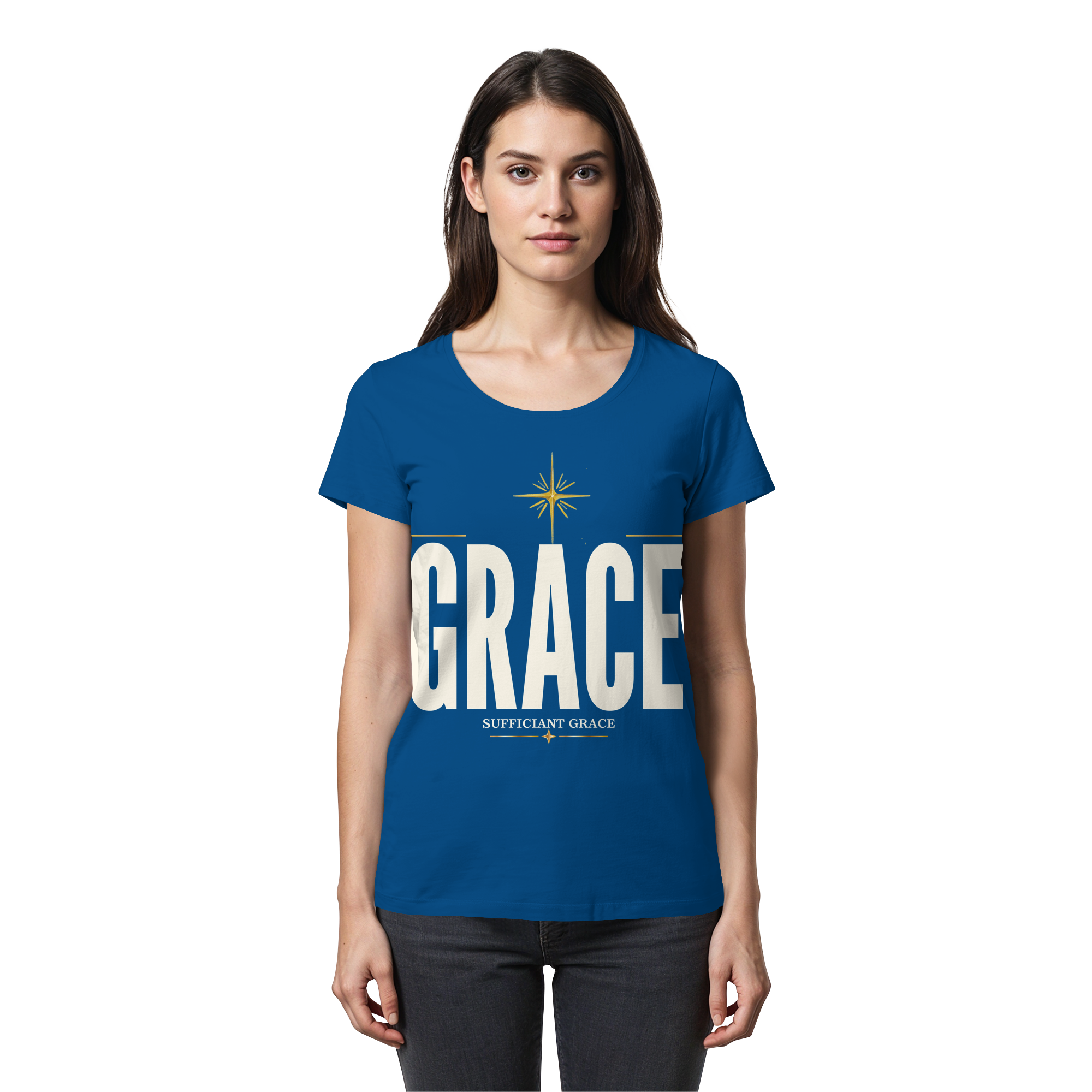 GRACE - Womens Premium Classic T-Shirt - The Cross Label