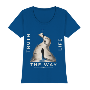 THE WAY - Womens Premium Classic T-Shirt - The Cross Label