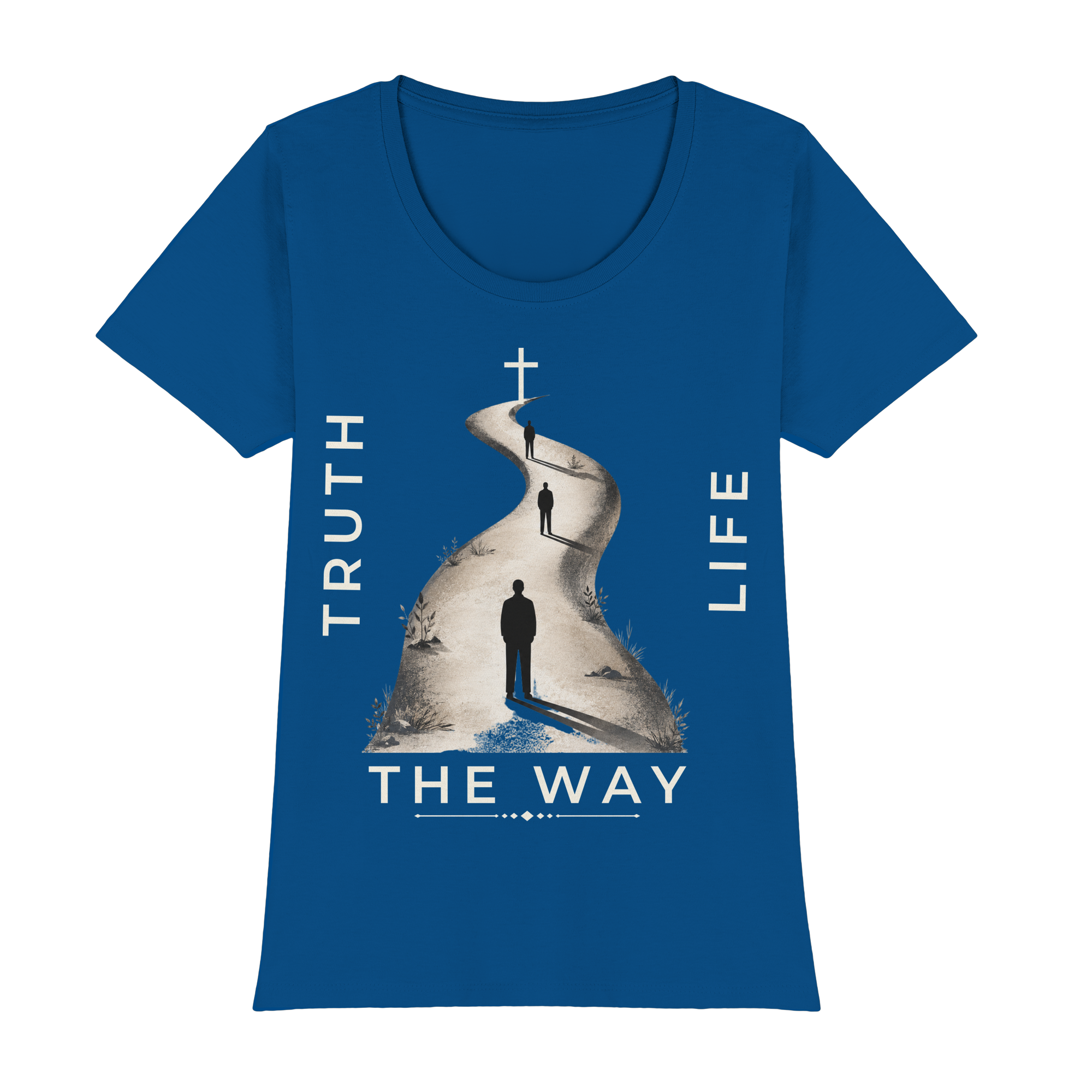 THE WAY - Womens Premium Classic T-Shirt - The Cross Label